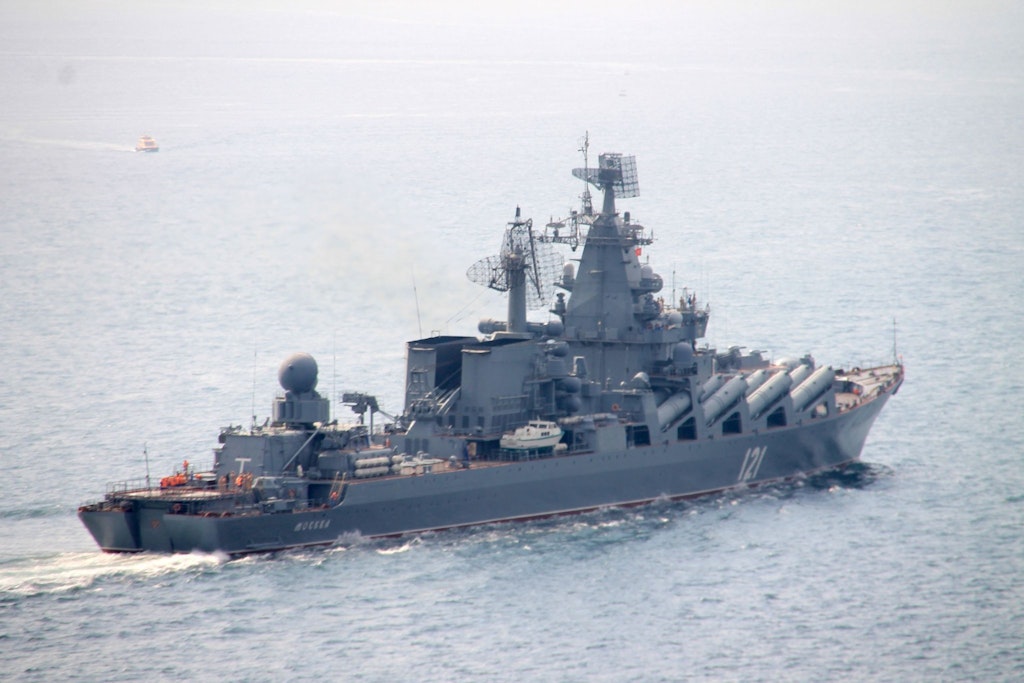 Rund 500 Soldaten waren an Bord des russischen Kriegsschiffs „Moskwa“.