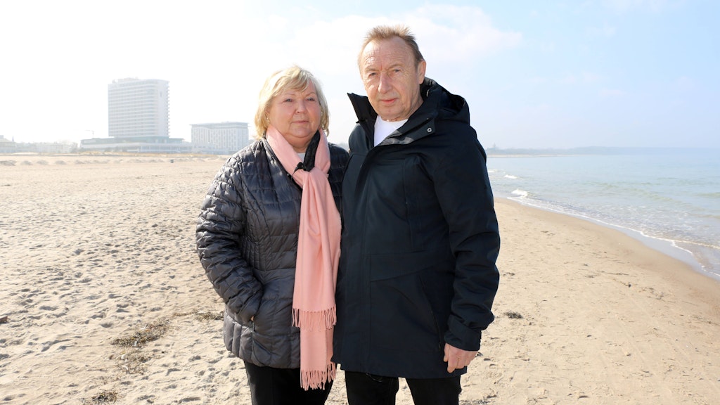 Vergangenes Frühjahr verbrachte Joachim Streich mit seiner Frau Marita Zeit in Rostock-Warnemünde.