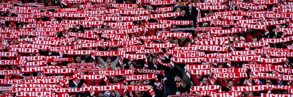 Auf lautstarke Unterstützung der Fans kann sich der 1. FC Union auch beim Pokal-Halbfinale in Leipzig verlassen.