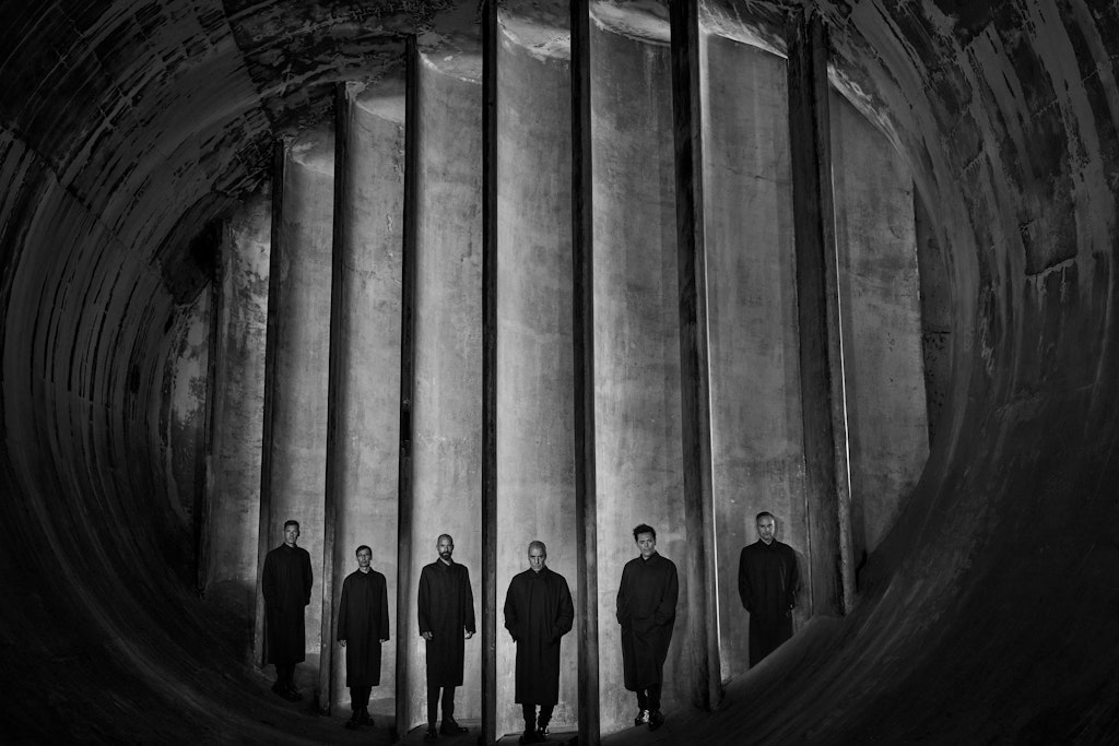Das neue Album „Zeit“ der Band erscheint am Freitag. Feiern die Musiker von Rammstein um Frontmann Till Lindemann (4. v. l.) damit ihren Abschied?