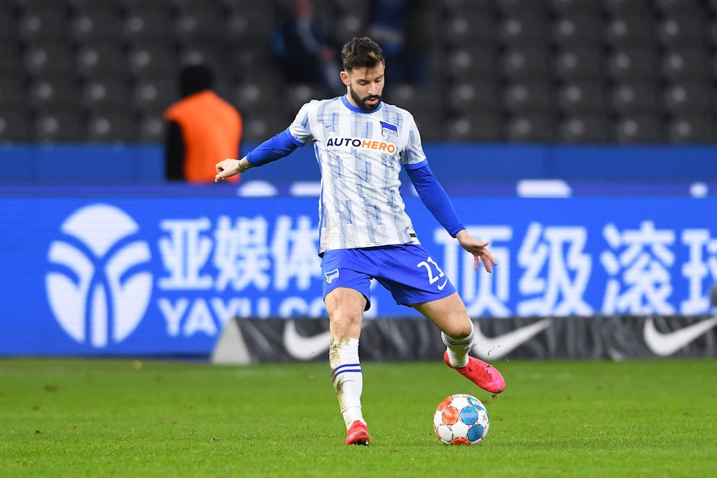 Herthas Marvin Plattenhardt ist der Freistoßspezialist im blau-weißen Team.