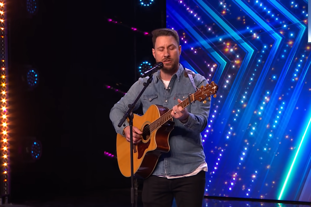 Nick Edwards wurde von seinen Töchtern heimlich beim englischen Supertalent angemeldet.