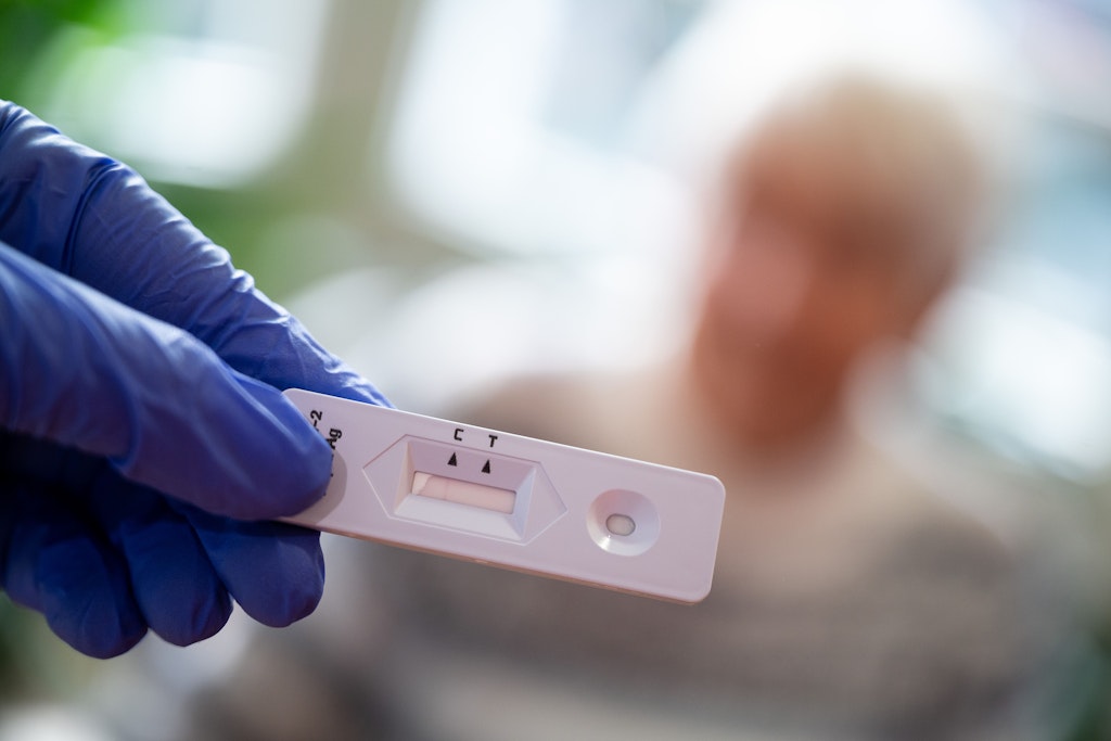 Antigen-Corona-Schnelltest (Symbolbild)