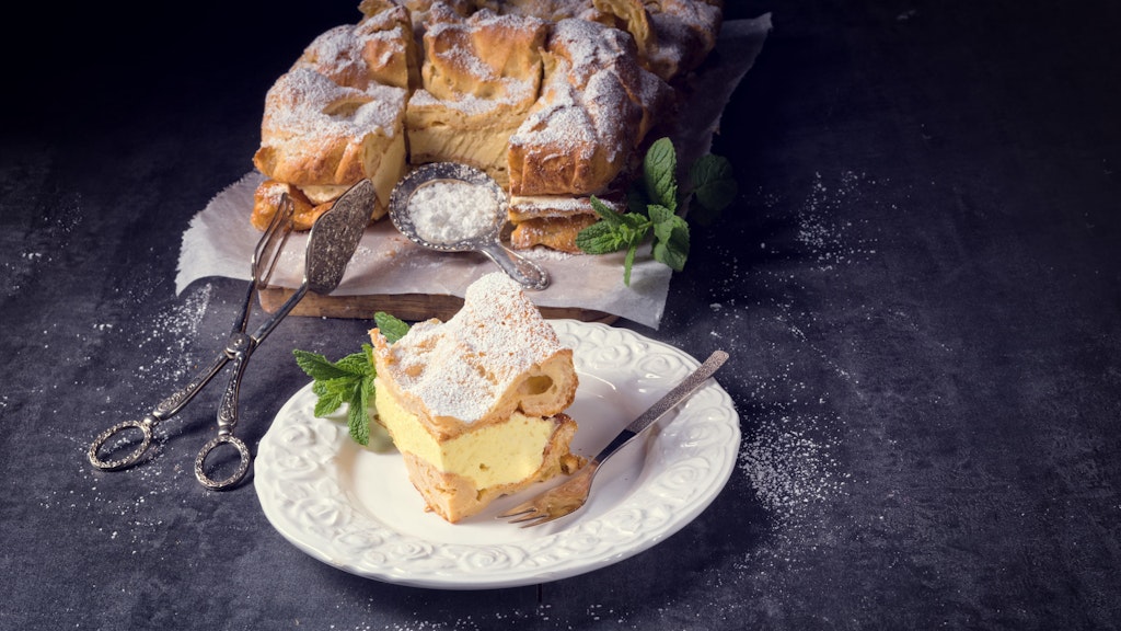 Der Karpatka ist in Polen ein sehr beliebter Kuchen.
