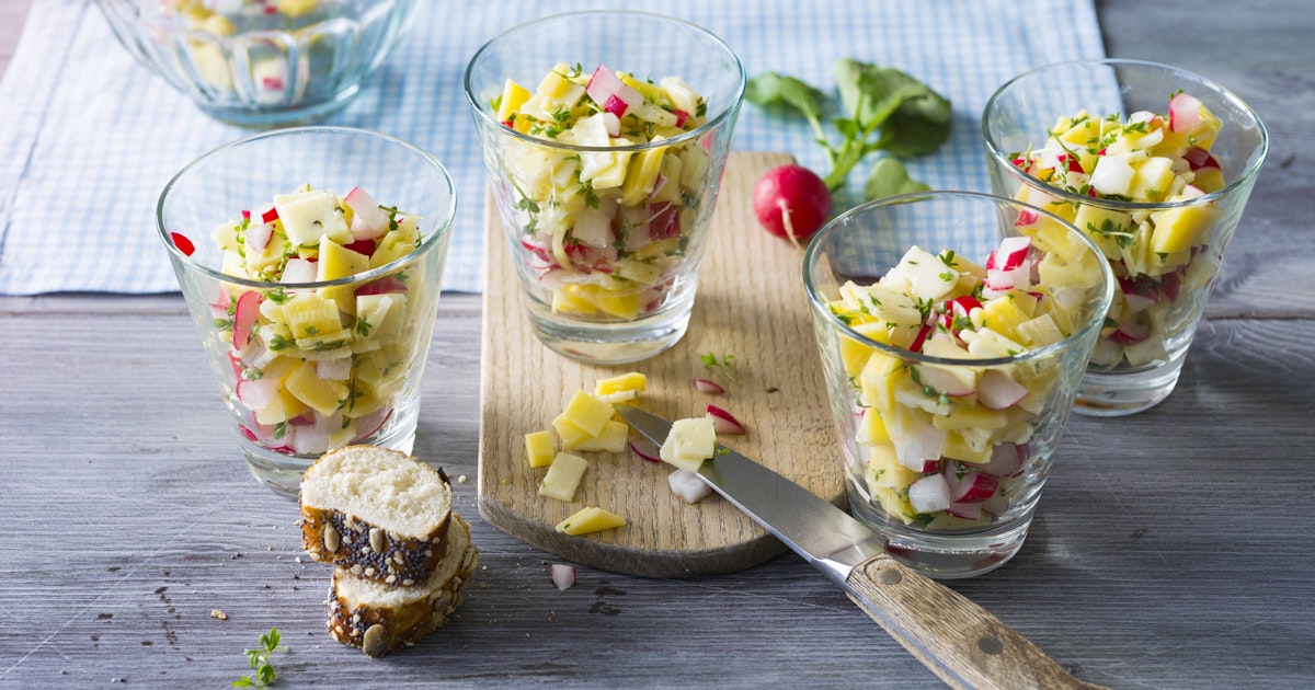 Käsesalat wie in der DDR