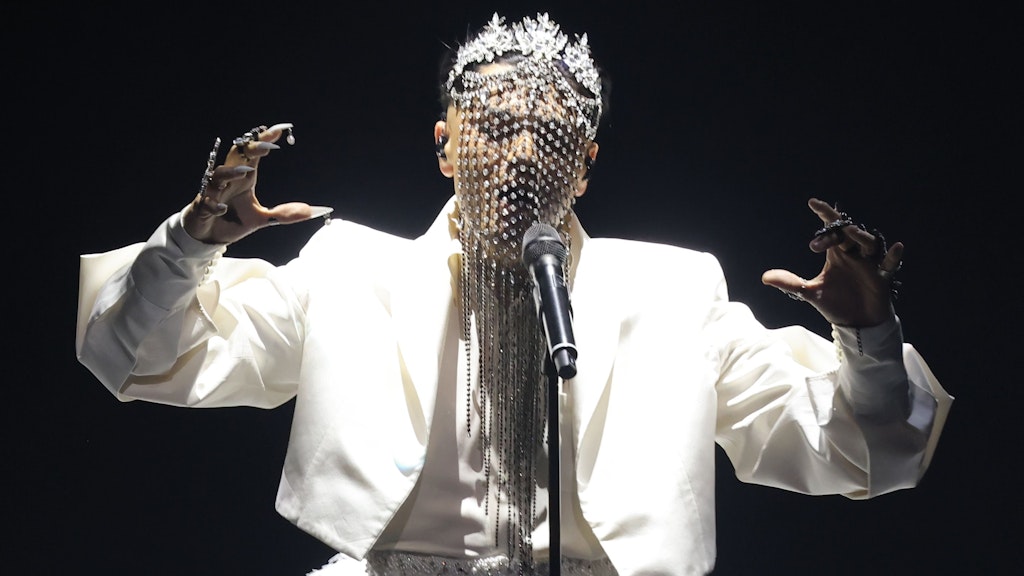 Sheldon Riley aus Australien singt den Song «Not The Same» beim Finale des Eurovision Song Contest (ESC).