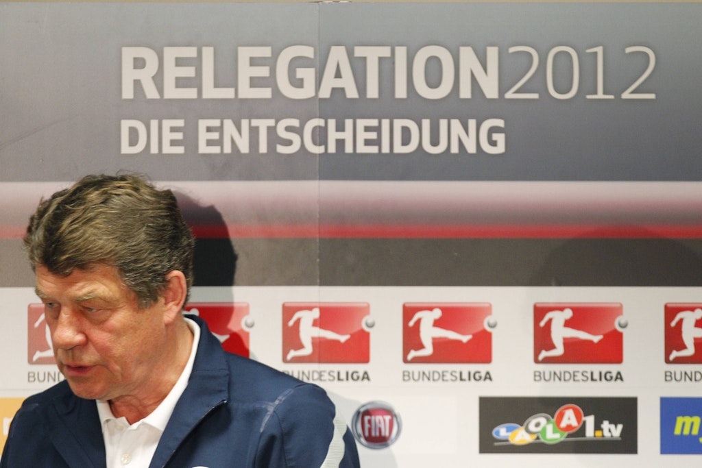 Hertha-Trainer Otto Rehhagel erlebte 2012 einen seiner bittersten Momente in seiner Laufbahn.