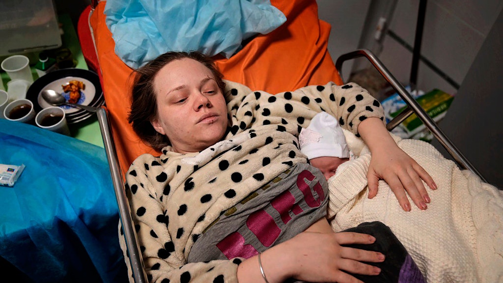 Zwei Tage nach dem Angriff brachte Marianna ihr Töchterchen Veronika auf die Welt.