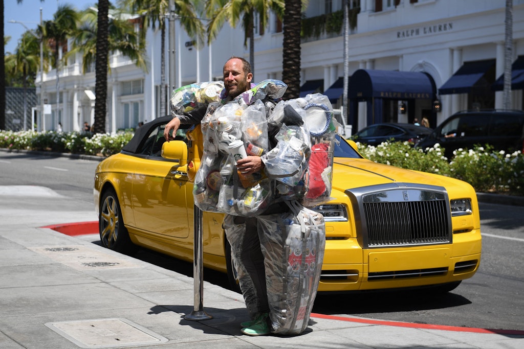 Umweltaktivist Rob Greenfield in Beverly Hills
