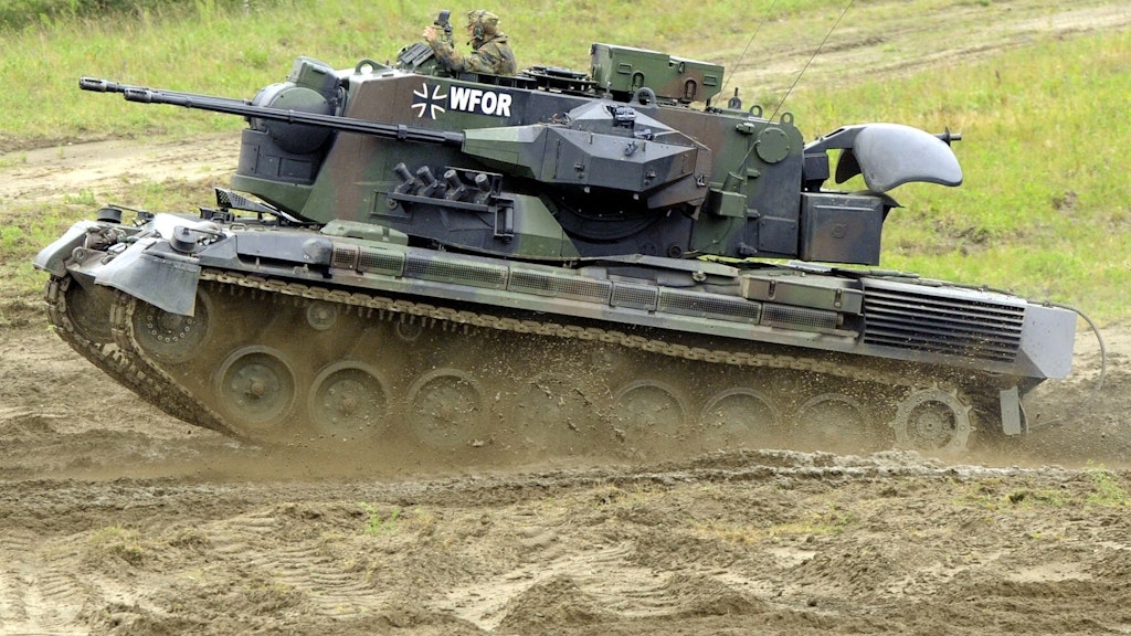 Gepard-Flugabwehrpanzer (Archivbild)