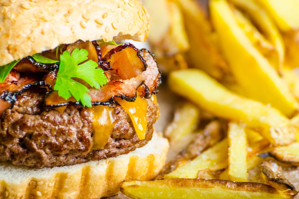 Richtig lecker und saftig: Burger gehen immer. 