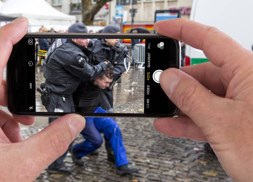 Handy beschlagnahmt, weil ich einen Polizeieinsatz gefilmt habe Ist das überhaupt erlaubt oder