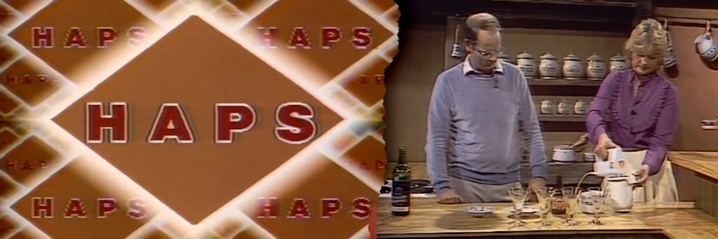 Elke Bendin und Bernd Freitag moderierten die Sendung HAPS im DDR-Fernsehen.