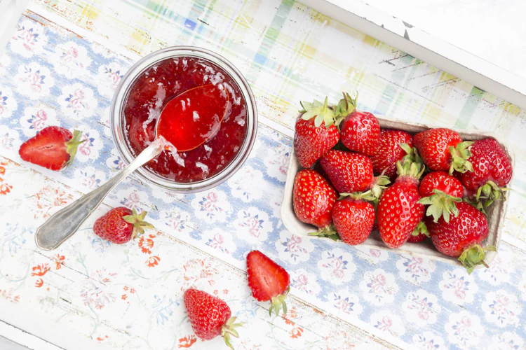 Erdbeermarmelade Mit Schuss