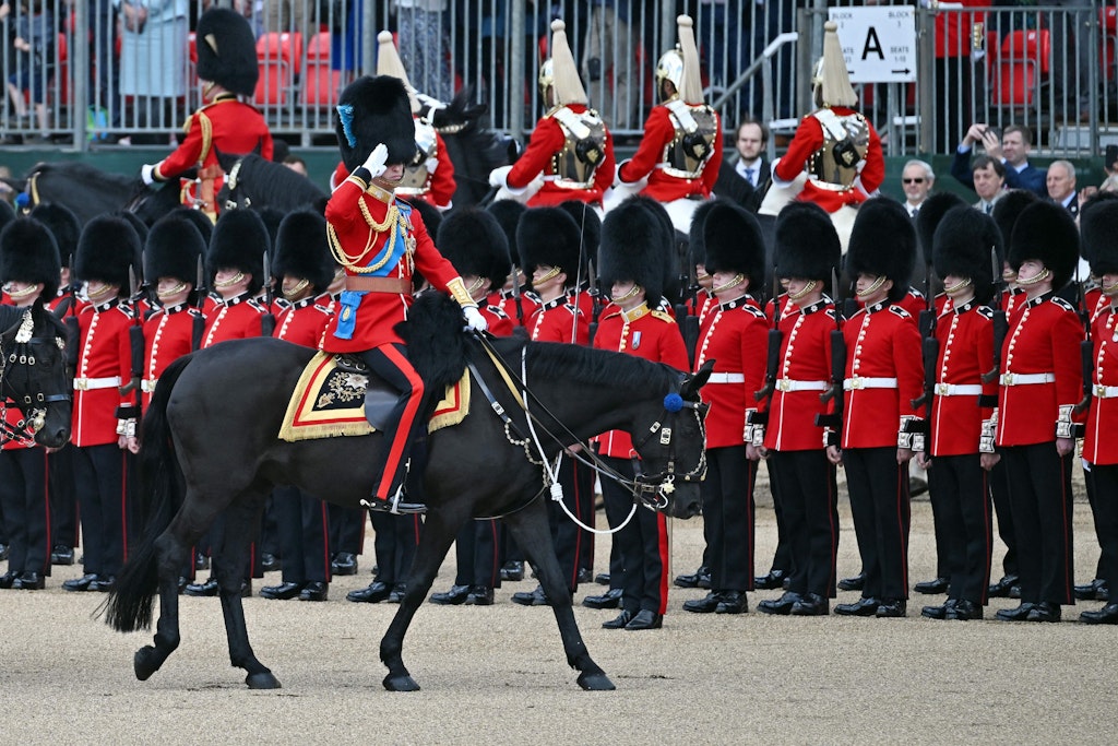 Bei den Proben zur großen Militärparade ließ das Pferd von Prinz William den Kopf ganz schön hängen. Das sorgte für Spekulationen.