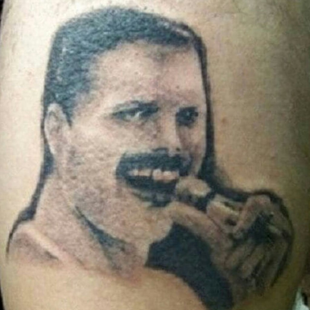 Eine äußert misslungene Version von von „Queen“-Frontmann Freddie Mercury