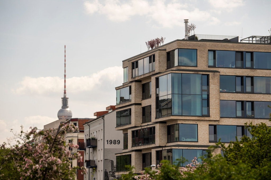 Immer teurer: Luxuswohnungen in der Bernauer Straße in Prenzlauer Berg.