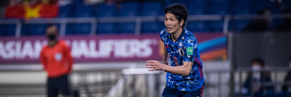 Unions Genki Haraguchi konnte sich mal wieder über einen Startelfeinsatz freuen beim 4:1 der Japaner gegen Paraguay.