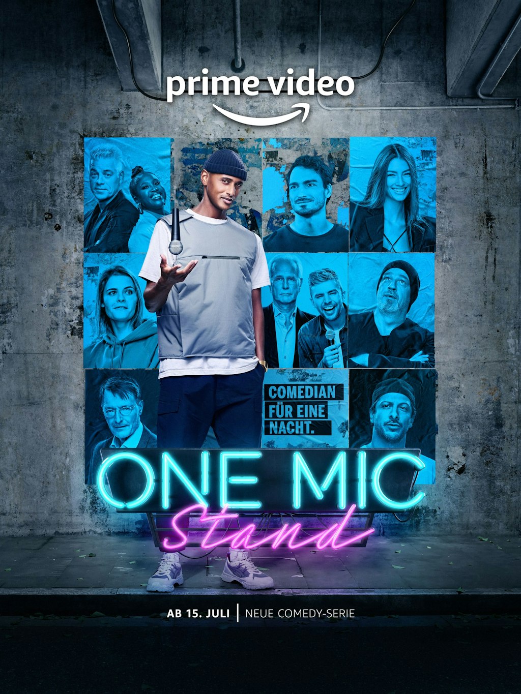 Die neue Show One Mic Stand startet am 15. Juli auf Amazon Prime Video.