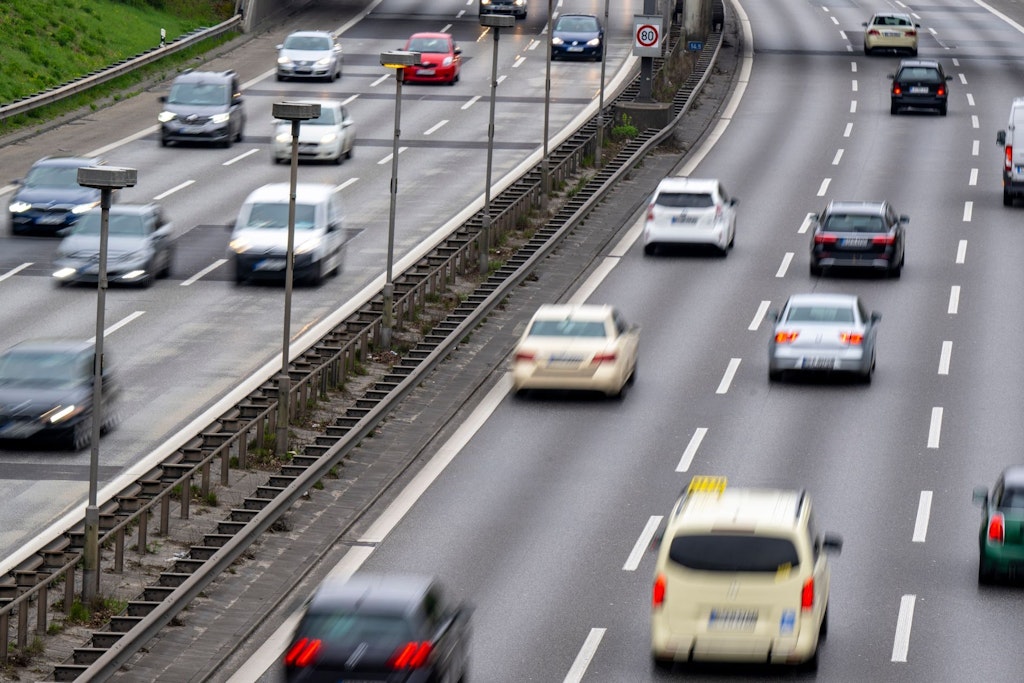 Die Stadtautobahn A100.