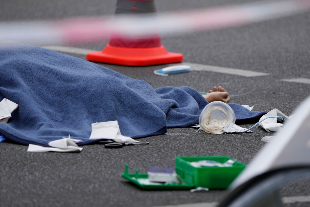 Schwerer Unfall in der City-West. Ein Mensch wurde getötet.