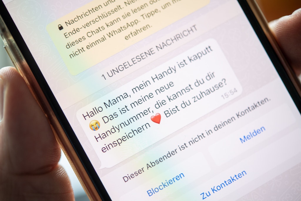 Achtung Falle! Diese Nachricht ist bestimmt von keinem notleidenden Kind, sondern ein waschechter Betrug per Whatsapp. (Symbolbild)