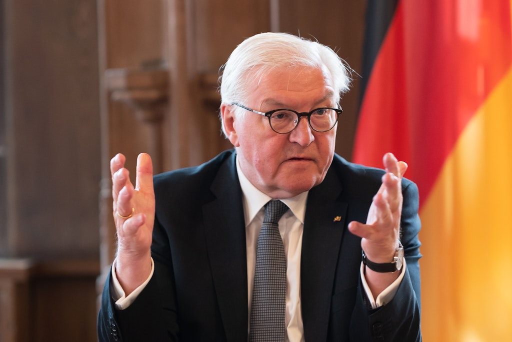 Bundespräsident Frank-Walter Steinmeier sorgt sich um den Zusammenhalt in der Gesellschaft.