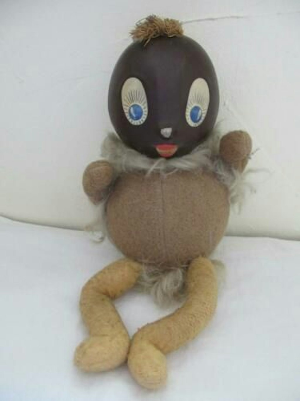 Eine Pittiplatsch-Spielzeugpuppe aus den 70er-Jahren
