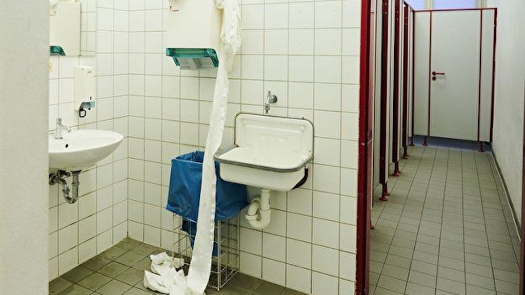 Schulklo an einer Berliner Schule.