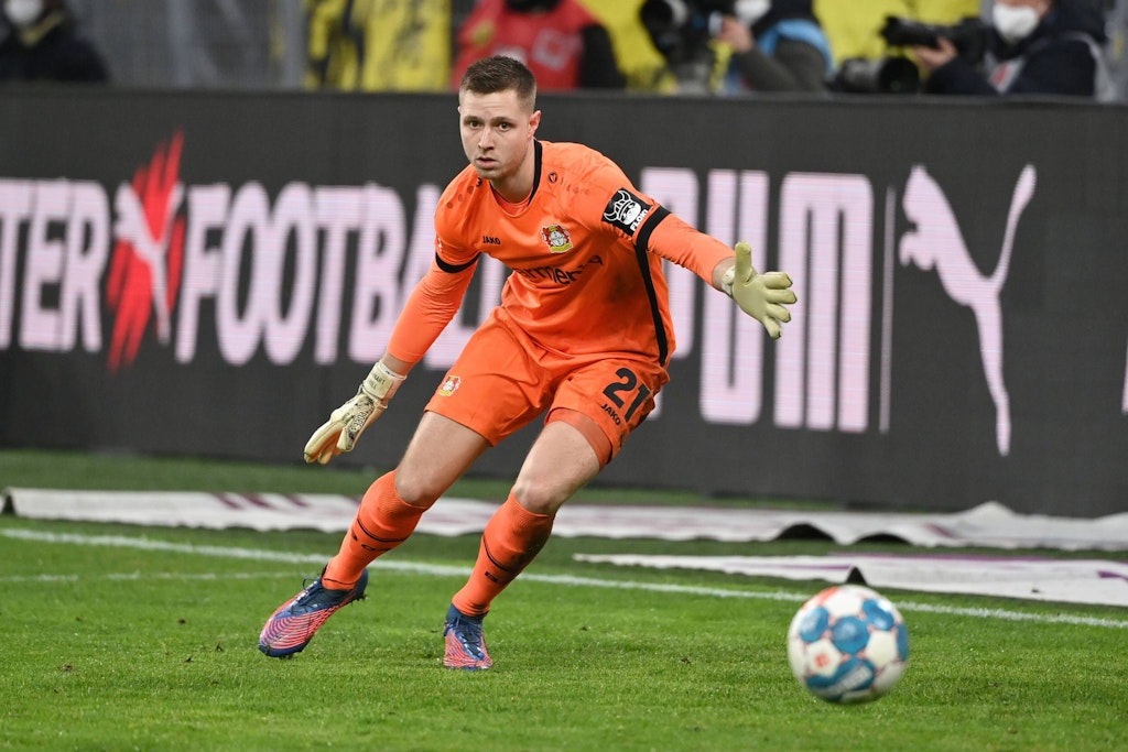 Sucht beim 1. FC Union eine neue Herausforderung: Leverkusens Ersatzkeeper Lennart Grill.