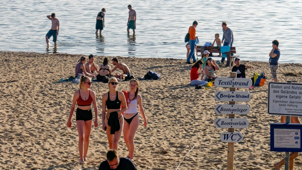 Strandbad am Müggelsee.