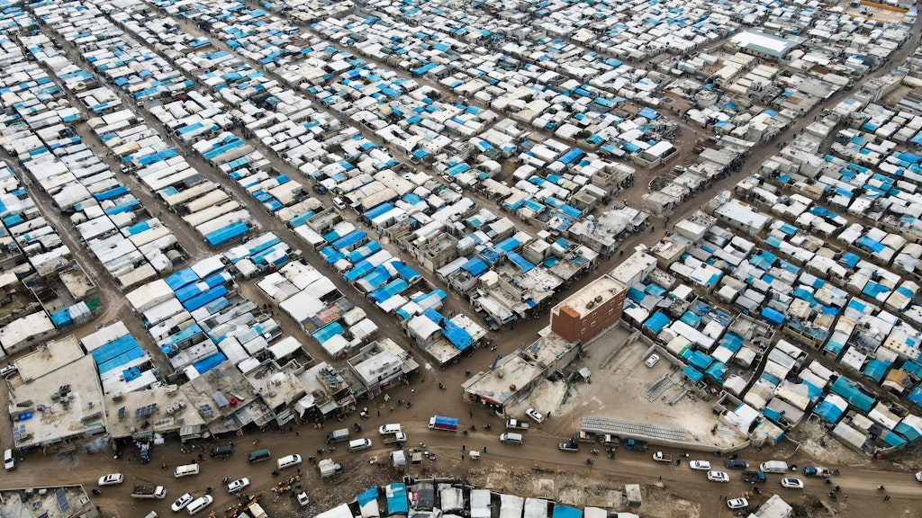 Das Flüchtlingslager Karama – hier wie auch in weiteren Camps sind Tausende Syrer untergebracht.