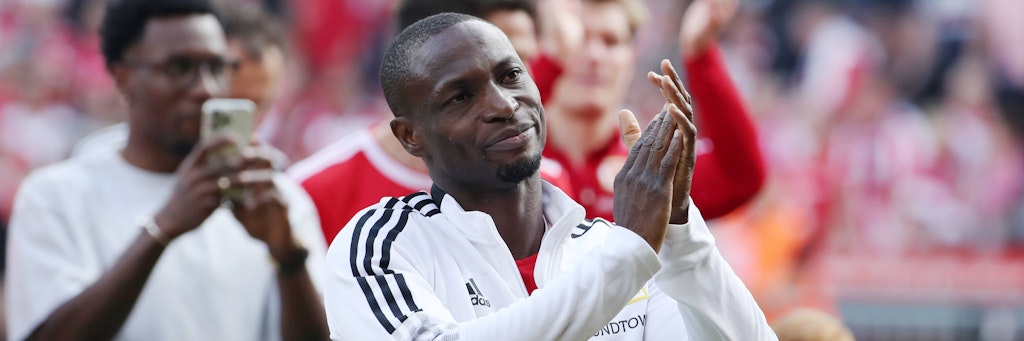 Stürmer Anthony Ujah verabschiedete sich nach drei Jahren bereits von den Fans des 1. FC Union. Nun soll der Nigerianer beim Karlsruher SC im Gespräch sein.