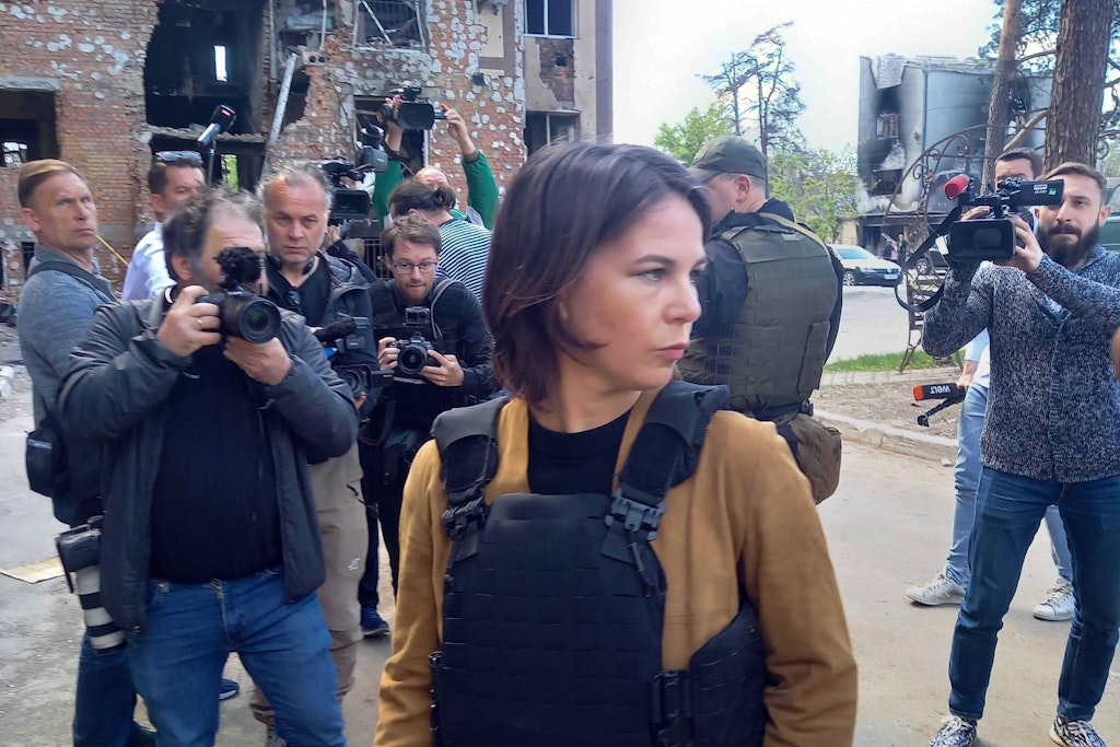 Annalena Baerbock besuchte Kiew im Krieg.