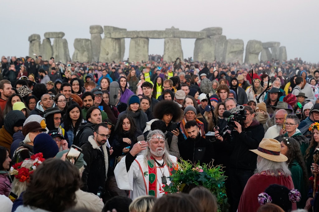 Feierlichkeiten zur Sommersonnenwende in Stonehenge.