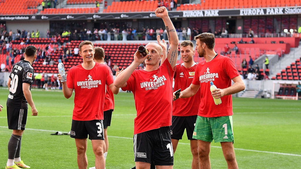 Prost! Sven Michel hat großen Anteil am erneuten Europa-Einzug des 1. FC Union.