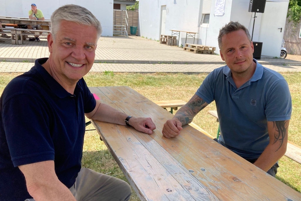 Frank Steffel (l.) und Kay Bernstein kandidieren für das Präsidenten-Amt von Hertha BSC.