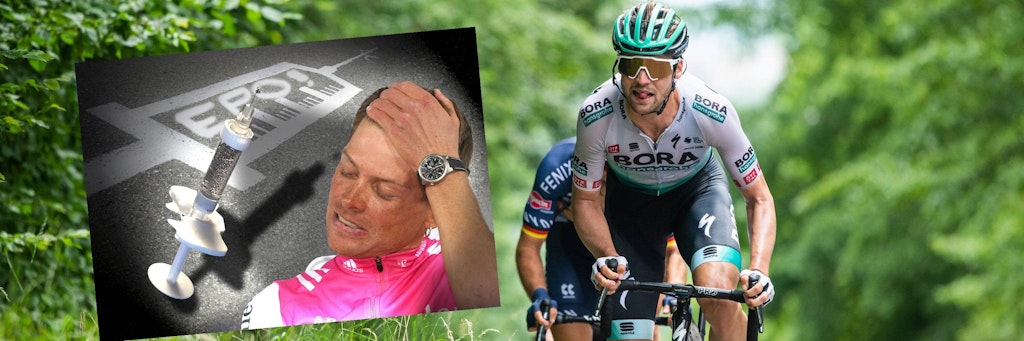 Berlins Radsport-Profi Maximilian Schachmann (r., 28) leidet noch heute unter dem Doping-Skandal um Jan Ullrich.