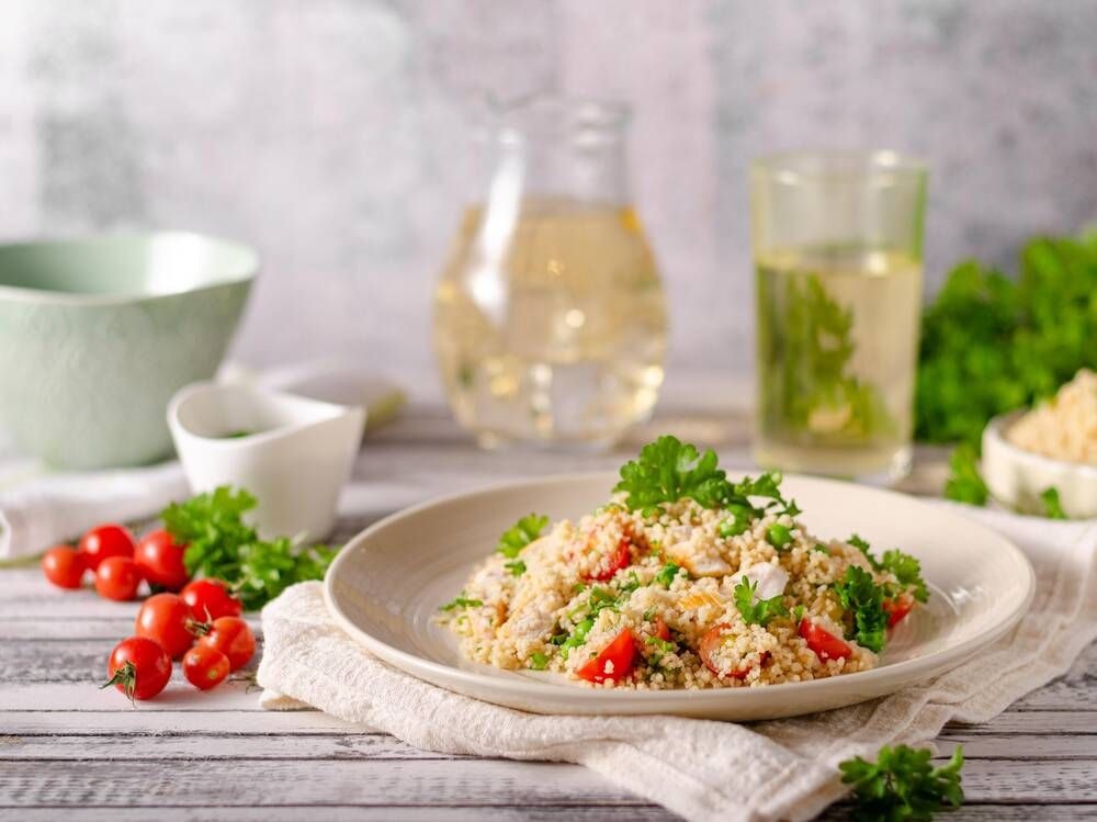 Geniales Abnehm-Rezept für Couscous-Salat mit Feta – zum Reinlegen ...