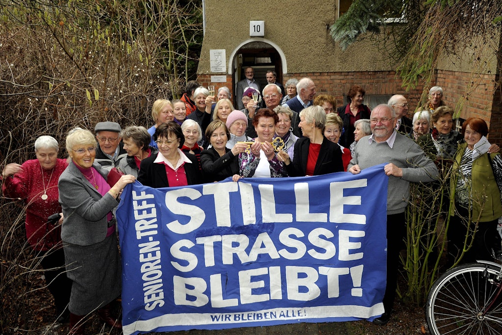 Die Protest-Rentner aus der Stillen Strasse 10 und ihr Kampf vor zehn Jahren für den Erhalt ihrer Begegnungsstätte.