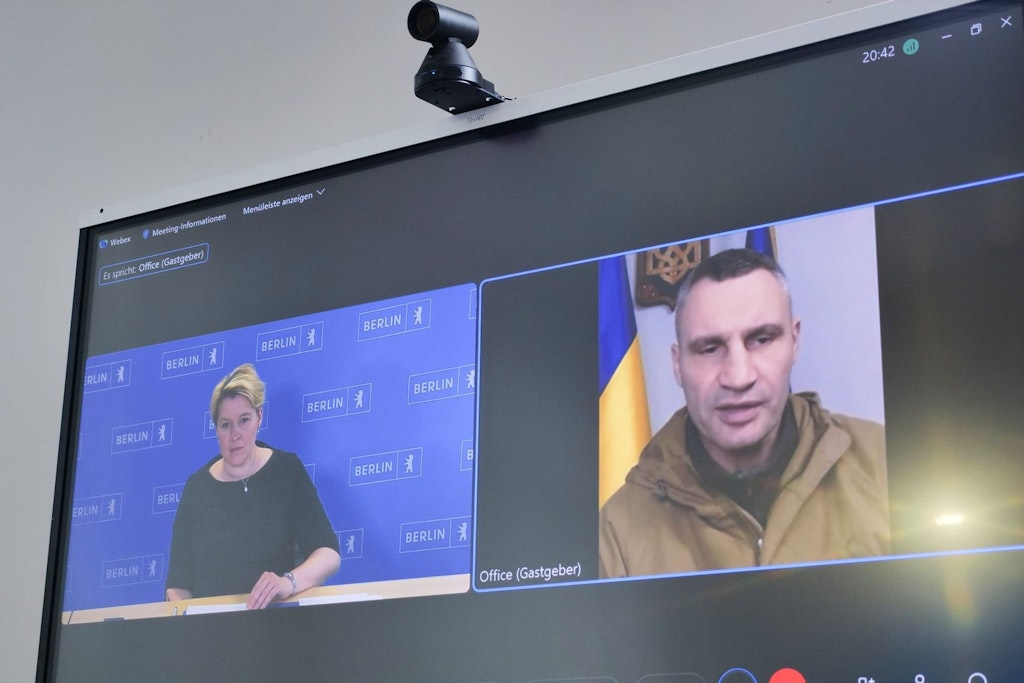 Das Fake Videotelefonat zwischen einem vorgeblichen Vitali Klitschko mit Berlins Regierender Bürgermeisterin Franziska Giffey (SPD).