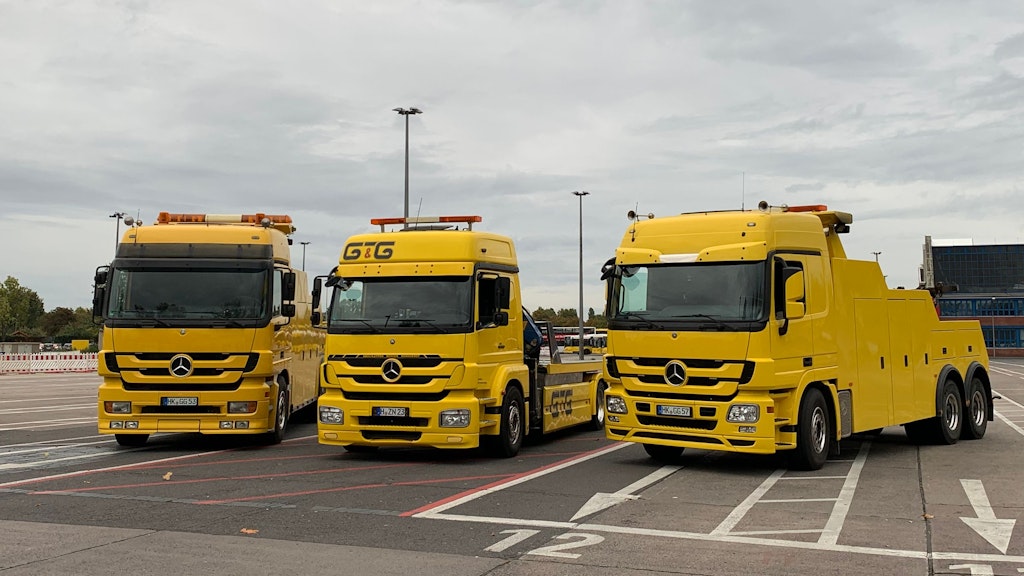 Abschleppwagen der BVG