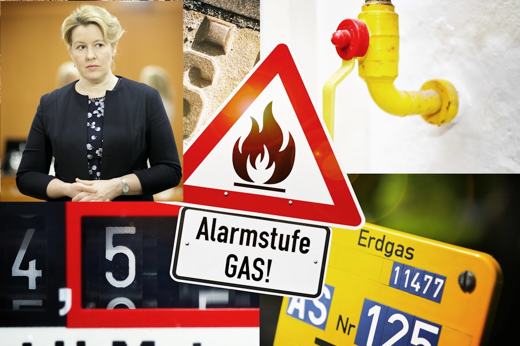 Die Regierende Bürgermeisterin Franziska Giffey (SPD) schwört Berlin auf einen harten Winter ein.
