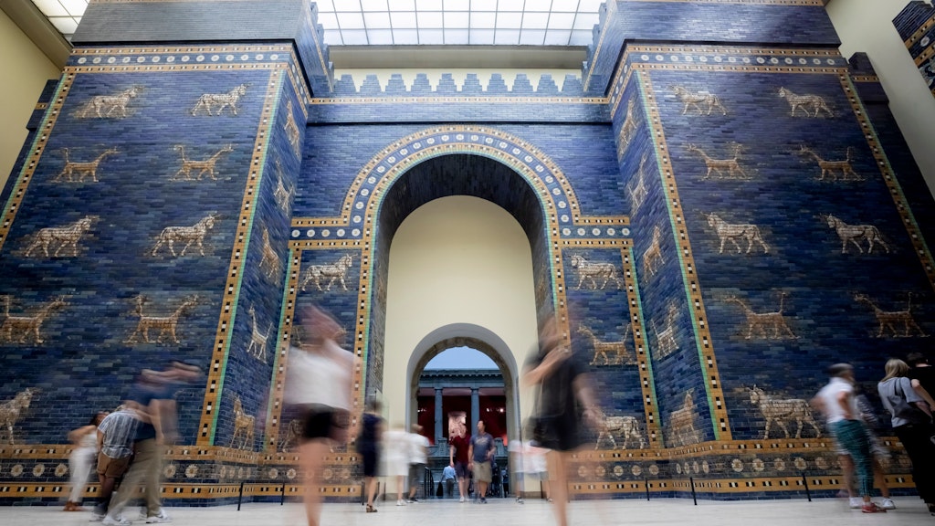 Das Ischtar-Tor von Babylon gehört zum Pergamonmuseum. 