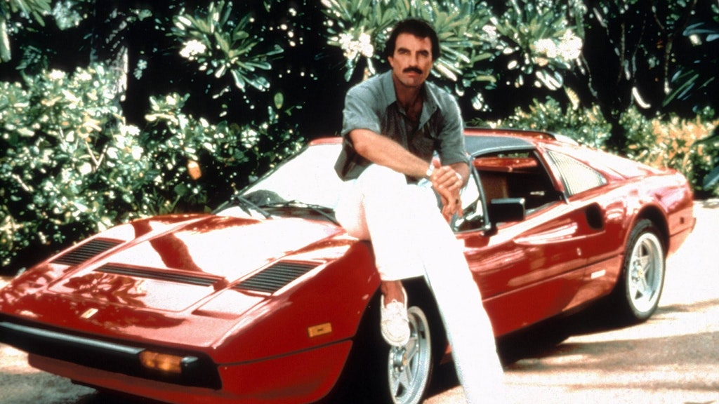 Tom Selleck als Privatdetektiv Magnum in der gleichnamigen Serie.