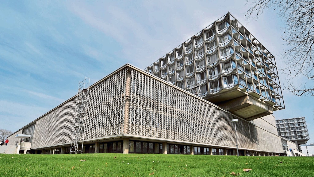 Das 1968 eröffnete Klinikum Benjamin Franklin in Steglitz