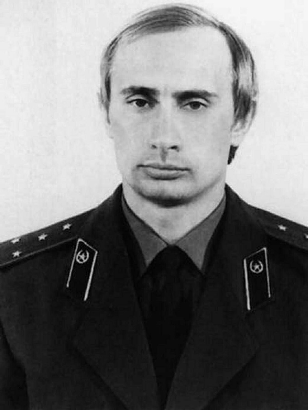 Der junge Wladimir Putin in den 1980ern.