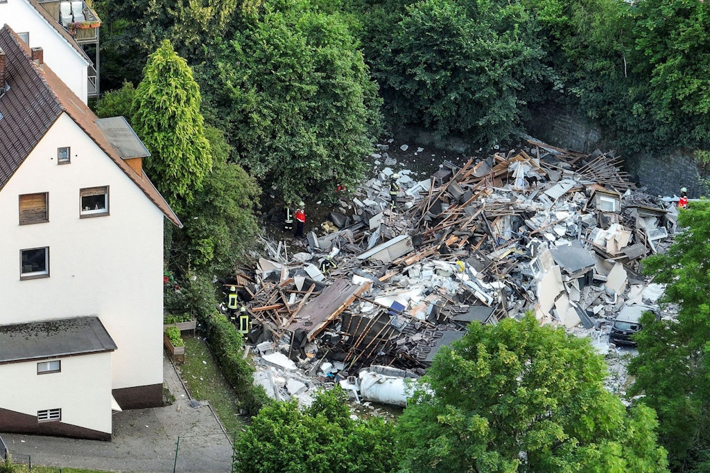 Das Haus in Hemer ist komplett zerstört.