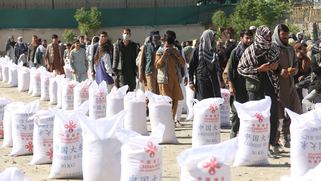 China liefert Reis ins hungernde Afghanistan.
