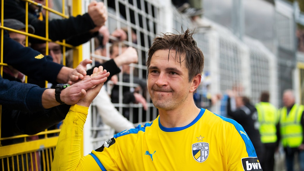 Kevin Pannewitz, bis 2019 beim FC Carl Zeiss Jena, spielt jetzt bei Delay Sports Berlin.